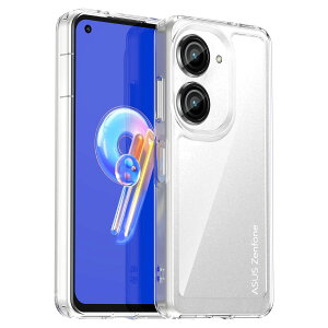 yzAsus Zenfone 9 / Zenfone 10 P[XwAFINERxV^ y ^ TPU+PC  Jo[ Asus Zenfone 9 / Zenfone 10 p ϏՌ Ռz wh~ C菝h~ Yی EȒPij