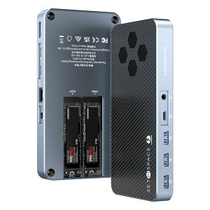yzThunderbolt 3ΉhbLOXe[VM.2 SSDOtP[X SETMSPACE 11 |[ghbLOXe[VType C (DP8K@60Hz×1 C[Tlbg×1 USB-A×3 USB-C×1 3.5mm×1 M-Key NVME SSDOtP[X
