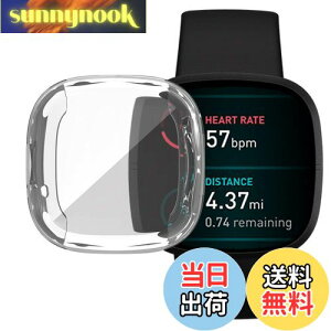 yzFitbit Versa 3 P[X Fitbit Sense \tgP[XyELMKzSʕی ϏՌ ߗ _炩 EȒP TPU EIb` یP[X ^ Jo[ tBbgrbg Versa3 / Sense op[ Ή