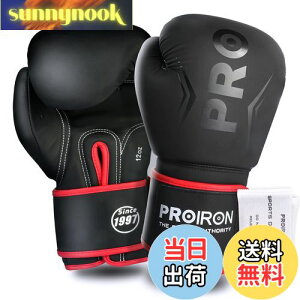 �y���������zPROIRON �{�N�V���O�O���[�u 12oz �{�N�V���O�p�O���[�u �p���`���O�O���[�u ���� �ϋv�������� ���K boxing gloves �����e�i���X�o�b�O�t�� 1�N�Ԃ̕ۏ�
