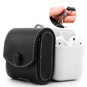 yzAirPods P[X ATiC AirPods 1/2 ɓKp U[ Sʕی nhXgbvt ϏՌ h~ G|bY P[X GA|bh P[X  IV y Black