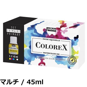 �y���������z�y�x�I (Pebeo�j�J���[�C���N �i�����A���R�[���jcOLOREx 45mlx5�F �v���C�}���[�Z�b�g