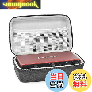 �y���������zMusiin �T�E���h�J�[�h�L�������O�P�[�X�AFocusrite Scarlett 2i2 ��3�����3����I�[�f�B�I�C���^�[�t�F�C�X�J�o�[�ɑΉ��A�����̓x���x�b�g (�O���[)