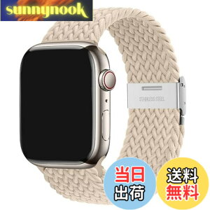 �y���������z[WOXDECO]�R���p�`�u�� Apple Watch �o���h �i�C���� ��̎� �����\ 38mm 40mm 41mm�ɓK�p �x�[�W��