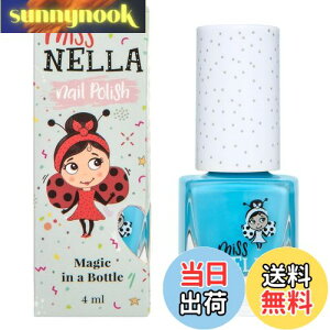 �y���������zMiss Nella Nail Polish �l�C���|���b�V�� �F�FMermaid Blue�A�T�C�Y�F4ml