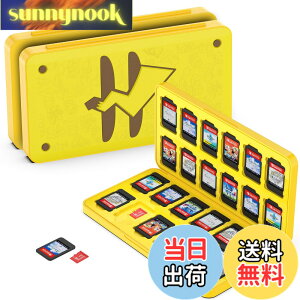 �y���������zGeeRic 24�� �Q�[���J�[�h ���[�{�b�N�X �X�C�b�` �Ή� �\�t�g�P�[�X 24��Micro SD �������[�J�[�h ���[�� Switch/Switch Lite/Switch OLED ���f���Ή� �R���p�N�g ���^ �y�� �h�o �����^ ����