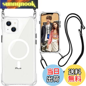 �y���������zMagSafe�Ή� iPhone �p �P�[�X�N���A �X�g���b�v �V�����_�[ �}�O�l�b�g���� �F�F�N���A�A�T�C�Y�FiPhone SE3