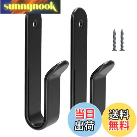 【送料無料】サーフボード収納ラック、スノーボードラックハンガー2個、多機能壁掛けサーフボードラック、耐久性のあるスノーボード壁掛けホルダー、スキーボード、ロングボード、省スペースサーフボードラック、錆びにくいサ 色：ブラック、サイズ：P.94*1.P*0.ハクチン