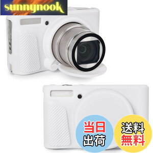 �y���������zRieibi SX740 �J�����P�[�X�ACanon PowerShot SX740/SX730 �J�����p�V���R���P�[�X�ACanon SX730/SX740 HS �f�W�^���J�����ƌ݊����̂���V���R���ی�J�o�[ �F�F�z���C�g