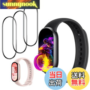 �y���������z�Ή� �K���X�t�B���� �ی�t�B���� ���E���h�G�b�W���H�Ȃ� �F�F�N���A�A�T�C�Y�F�Ή� Xiaomi Smart Band 10