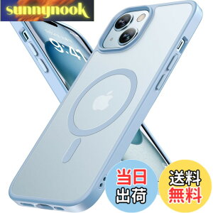 �y���������zMiracase iPhone13/14/15 /16/17�P�[�X�yMagsafe�Ή��E�ČR�K�i�z�ϏՌ��A���h�~�A���΂ݖh�~�A�����Ĕ��ɗD�����f�U�C���A�����{�^���A�}�b�g�A�t���X�g �F�F���F�A�T�C�Y�FiPhone 15