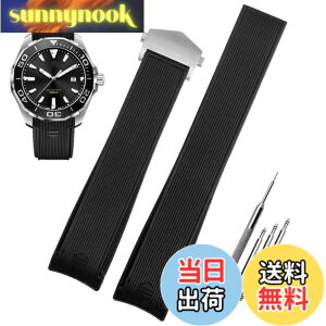 �y���������z[HEYOZURY] TAG HEUER �x���g ���o�[ ���v�o���h 22mm �V���R�� �_�炩�� �r���v�x���g �r���v�o���h D�o�b�N���� �r���v�o���h TAG HEUER (�^�O�z�C���[) �Ή� �����t�������x���g�H��t