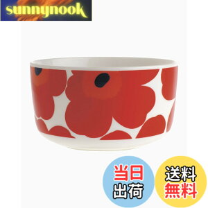 �y���������zmarimekko(�}�����b�R) �E�j�b�R UNIKKO �{�E�� �z���C�gx���b�h 12.5cm 500ml 63433 001 �y���s�A���z 63433 001