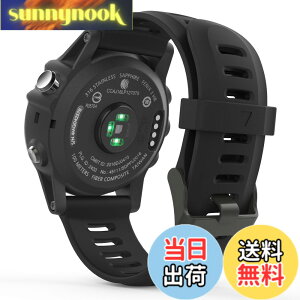 �y���������zGarmin Fenix 3 �o���h - ATiC Garmin Fenix 3 / Fenix 3J HR/Fenix 6X /Fenix 6X Pro/Fenix 5X /Fenix 5X Plus/Garmin D2 Delta PX�p�\�t�g �V���R�[�����r���v�X�g���b�v/�o���h �����x���g Black