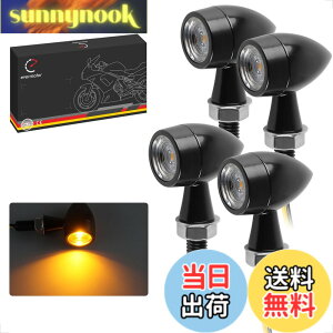 �y���������zEvermotor �o�C�N led �E�C���J�[ �C�e�^ ���^ 12V �u���b�N�P�[�X ���P�x�����w���� ���E���h �h�� EU�F��E�}�[�N�i4�j