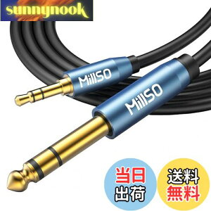 yzMillSO 6.35mm 3.5mm ϊP[u IX-IX I[fBIϊP[u 3.5mm~jvO to 6.35mmWvO 24bL XeIP[u 2.4m u[