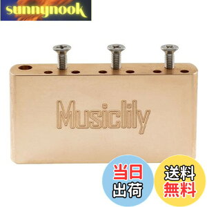 �y���������zMusiclily Ultra �u���X 36mm �V���[�gMIM�X�^�C�� �g�������u���b�N 10.5mm���s�b�`������Squier Pre-2020 Affinity�X�g���g�g�������u���b�W�p