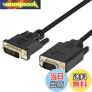 yzDVI to VGA ϊP[u 1.8m DVI VGA ϊA_v^ 1080PΉ DVI 24+1 / 24+5 IX to VGAXϊ DVI-D VGA ϊ DVIfW^Mϊ DVI VGA ϊA_v^ HDTV m[gubN DVD vWFN^[ 