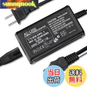 �y���������zAC-L200C AC�A�_�v�^�[ Compatible SONY Handycam Camcorder DCR-SX40 DCR-SX41 DCR-SR42 DCR-SX44 DCR-SR45 DCR-SR46 DCR-SR47 DCR-SR68 DCR-SX63 DCR-SX65 DCR-SX85 HDR-CX390 HDR-CX680 HDR-CX170 HDR-X500 HDR-CX720 HDR-CX100 CX115 CX130 CX150 