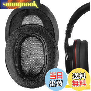 �y���������zGeekria �C���[�p�b�h QuickFit �݊��� �p�b�h �\�j�[ Sony MDR-1ABT, MDR-1RBT, MDR-1RNC �w�b�h�z���ɑΉ� �p�b�h �C���[/�C���[�J�b�v (�v���e�C�����U�[/�u���b�N)