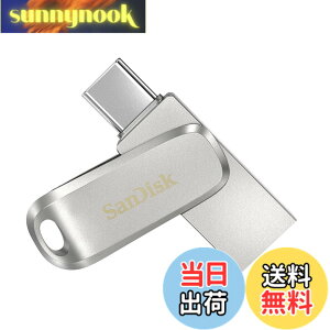 �y���������z�y �T���f�B�X�N ���K�i �z���[�J�[5�N USB������ 128GB USB Type-C & USB Type-A iPhone15����m�F�ς� ��]���[���R�l�N�^�[ SanDisk Ultra Dual Drive Luxe �Ǐo�ő�400MB/�b SDDDC4-128G-J35