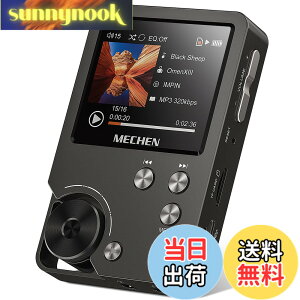 �y���������zMECHEN HIFI MP3�v���[���[ �n�C���]���y�v���[���[ HiFi ���X���X�I�[�f�B�I�v���[���[ ������ 64GB�}�C�N��SD�J�[�h�t�� 256GB�܂Ŋg���\ ����ȒP �ȃG�l �X�g���b�v���t�� MP3�EWMA