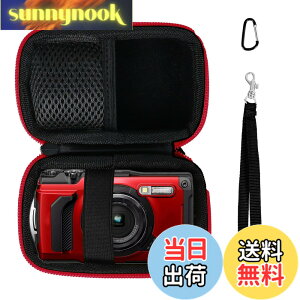 �y���������zANGVI ���[�o�b�OOM SYSTEM(�I�����p�X)�Ή� OM SYSTEM/�I�����p�X Tough TG-2 / TG-3 / TG-4 / TG-5 / TG-6 / TG-7 ���i�����[���邽�߂̃P�[�X�P�i�� (�Ԃ��W�b�p�[)