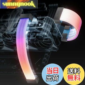 �y���������zAsiaHorse �X���[�u�P�[�u���p ARGB LED���C�g�X�g���b�v �J�o�[�L�b�g 24�s�� 20.5 CM + 2*8�s�� 26CM ARGB 5V 3�s�� 80+81 LED�����v�r�[�Y ����20,000���Ԃ̎g�p���� Asus Aura ASRock GIGABYTE MSI RGB��