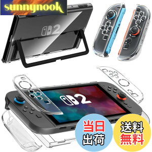 �y���������zNintendo Switch 2 �J�o�[ �N���A [ONETIAOLONG] �X�C�b�`2 �P�[�X PC�f�ސ� ���̎��݌v ���E�ȒP ���ϖh�~ ���^�y�ʐ݌v ���ϏՌ� �w��h�~ ���h�~ �ی�J�o�[ Switch 2 (2025) �Ή�(�N���A)