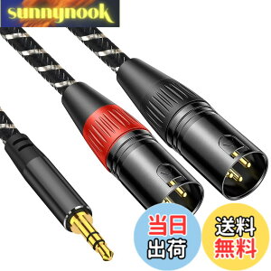 �y���������z3.5mm to xlrx2�C3M Muchfox 2xlr 3.5mm �ϊ��C3. 5mm to 2XL R (�I�X) �}�C�N�P�[�u�� 3. 5mm trs to xl r�I�X�ϊ��P�[�u�� 3 .5m m (1/8 Inch) �X�e���I(�I �X) to X LR (�I �X)�ϊ��P�[�u��