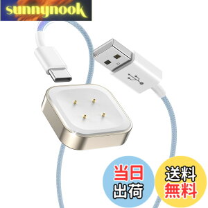 �y���������zLVFAN Pixel Watch 2/Fitbit Versa 4/ Sense 2�p �[�d�� ���O���\ �[�d�P�[�u�� �X�}�[�g�E�H�b�` �����p�A�N�Z�T���[ Google Pixel Watch 3/2&Fitbit Versa 4 3/ Sense 2/ Sense�Ή� �i�C�����ґg �[�d��