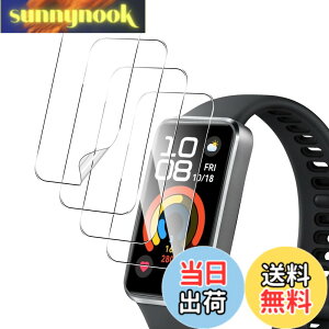 �y���������z�y4���Z�b�g�zFor HUAWEI Band 10/Band 10 Aluminum Edition �t�B���� TPU�f�� �_�炩�� 24���Ԏ����C���Z�p �����ߗ� �����x Greerass �ی�t�B���� �Ռ��z�� ��U�h�~ �w��h�~ �������� �t����