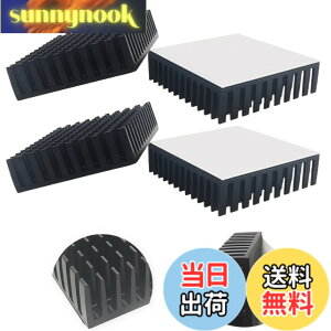 �y���������zCTRICALVER �q�[�g�V���N �M�`���� �M�\���΍� L40mm X W40mm X H11mm 4���� �u���b�N ��p�t�B�� �A���~�j�E���� ���M�� �t�@�C�A �e���r DIY�L�b�g IC�`�b�v MOSFET ��H��� �n�C�p���[LE