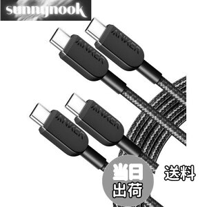 yzy2{ZbgzAnker 310 ϋviC USB-C & USB-CP[u 60W USB PDΉ iPhone 16 / 15 / MacBook Pro iPad Pro iPad Air 5 Galaxy S25 Pixel LG Ή (1.8m ubN)