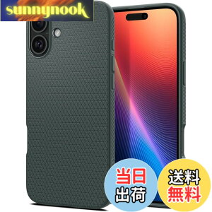 �y���������zSpigen iPhone 16 Plus �P�[�X TPU �\�t�g �ϏՌ� �X�g���b�v�z�[�� �ČRMIL�K�i ���L�b�h�E�G�A ACS08068 (�A�r�X�E�O���[��)