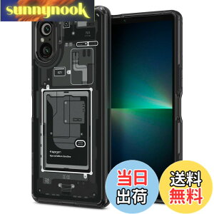 �y���������zSpigen Xperia 5 V �P�[�X �N���A �ϏՌ� �o���p�[ SO-53D | SOG12 TPU+PC ��d�\�� �ČRMIL�K�i�擾 ���΂ݖ��� ���C�����X�[�d�Ή� �E���g���E�n�C�u���b�h ACS06358 (�[���E����)