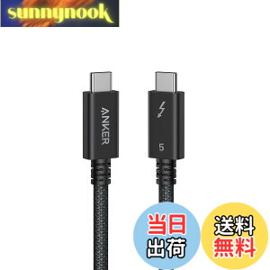 �y���������zAnker Prime USB-C & USB-C �P�[�u�� Thunderbolt 5 (240W, 80Gbps) 1.0m 240W�o�� 8K�Ή� �ő�80Gbps �����f�[�^�]�� iPhone 16 / 15 MacBook Air Pro iPad Pro/Air ���Ή�
