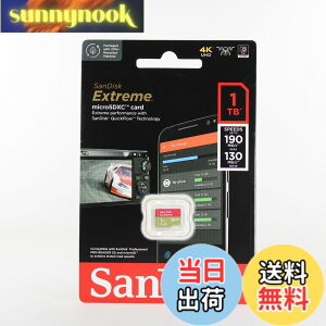 �y���������zSanDisk (�T���f�B�X�N) 1TB Extreme microSDXC A2 SDSQXA1-1T00-GN6MN SD�ϊ��A�_�v�^�[�Ȃ��m �C�O�p�b�P�[�W �n