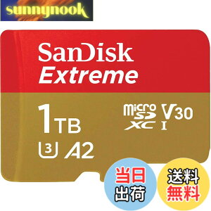 �y���������z�y �T���f�B�X�N ���K�i �z SanDisk microSD 1TB UHS-I U3 V30 �����ő�130MB/s Full HD & 4KExtreme SDSQXAV-1T00-GH3MA �V�p�b�P�[�W �\���b�h�X�e�[�g�h���C�u