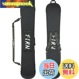 【送料無料】フィルン ソールカバー スノーボード バッグ ボードカバー スノーボードケース リュック ソフトケース エッジカバー 手提げ ショルダーベルト クッション素材 伸縮性 ソールガード ポケット付き (ロゴ, S)
