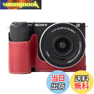 �y���������zRieibi �J�����P�[�X�ASony ZV-E10 II ZV-E10M2 �pPU���U�[�n�[�t�P�[�X�ASony ZV-E10 II�p�ی�P�[�X Sony ZVE10 II�p�J�o�[�A�����J�����o�[�W�����ƃn���h�O���b�v�f�U�C��