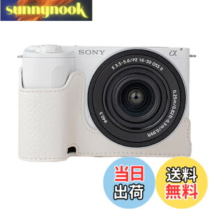 �y���������zRieibi �J�����P�[�X�ASony ZV-E10 II ZV-E10M2 �pPU���U�[�n�[�t�P�[�X�ASony ZV-E10 II�p�ی�P�[�X Sony ZVE10 II�p�J�o�[�A�����J�����o�[�W�����ƃn���h�O���b�v�f�U�C��