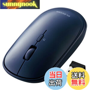 �y���������z�G���R�� ���C�����X�}�E�X ����2.4GHz Slint M-TM10DBBU/EC ���^ �É� 4�{�^�� �v���[�����[�h�@�\�t Windows Mac �Ή� �l�C�r�[�u���[
