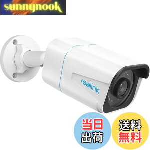 �y���������zReolink �h�ƃJ���� PoE 4K�掿 ���O AI�l�́E�ԗ��E�������m �L���ڑ��Ď��J���� H.265 ����� �Z�L�����e�BIP�J���� ONVIF�Ή� �}�C�N���� ��ԎB�e 24���ԏ펞�A���^�� �X�}�z�Ō��� 
