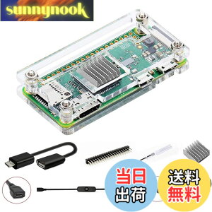 �y���������zGeeekPi Raspberry Pi Zero 2 W �P�[�X/Zero W �P�[�X�ARaspberry Pi Zero �q�[�g�V���N�A20Pin GPIO �w�b�_�[�AOTG �P�[�u���A�X�C�b�`�P�[�u���AHDMI �A�_�v�^�[�A�h���C�o�[�t���� 7 in 1 �x�[�V�b