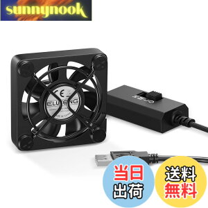 �y���������zELUTENG ���^�t�@�� 4cm �É� USB��@ ���^ ���ʒ��߉� ������ 5V USB �t�@�� ��p ���N�[���[ 7���H��