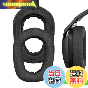 �y���������zGeekria �C���[�p�b�h Comfort �݊��� �p�b�h ���W�N�[�� Logicool G435 G335 �w�b�h�z���ɑΉ� �p�b�h �C���[/�C���[�J�b�v ���b�V���t�@�u���b�N (��)
