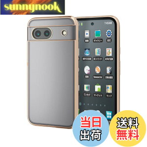 �y���������z�G���R�� Google Pixel 8a �P�[�X �J�o�[ ���� �ϏՌ� �Ռ��z�� �n�C�u���b�h TPU ���^���b�N�t���[�� �J�����ی� ���C�����X�[�d �Ή� ���^���b�N�S�[���h PM-P241UCTMKGD