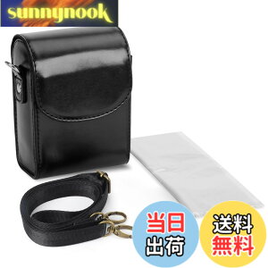 �y���������zMOSSLIAN Canon PowerShot G5 X Mark II/G1 X Mark III/G9 X Mark II/ G7 X Mark II/G7 X Mark III/SX740 HS �f�W�^���J�����P�[�X �ėp ����PU���J�����o�b�O �V�����_�[�X�g���b�v�t�� �N���j���O�N���X1���v