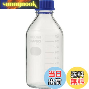 �y���������zHARIO �ϔM�˂����r(���W���[���r��) �t�^�E�t�؃����O�t GL-45 1000mL/62-9920-27